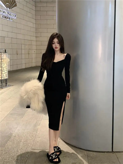 Off Shoulder Hanging Neck Dress for Women
