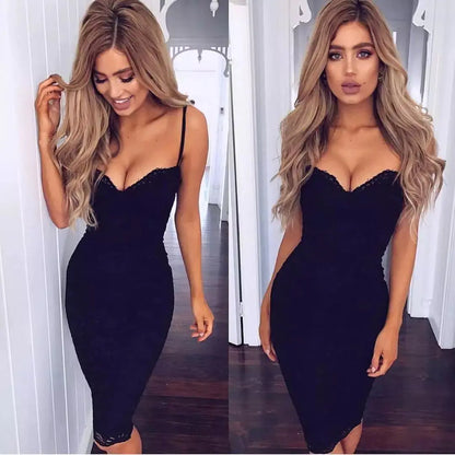 Lace Slip Dress for Spring/Summer Women's Fashion