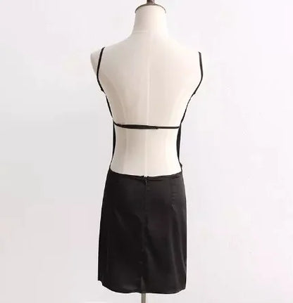 Strap Top Dress with Tie Detail