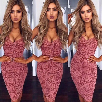 Lace Slip Dress for Spring/Summer Women's Fashion