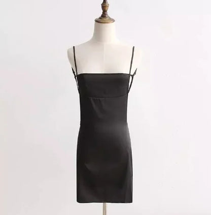 Strap Top Dress with Tie Detail
