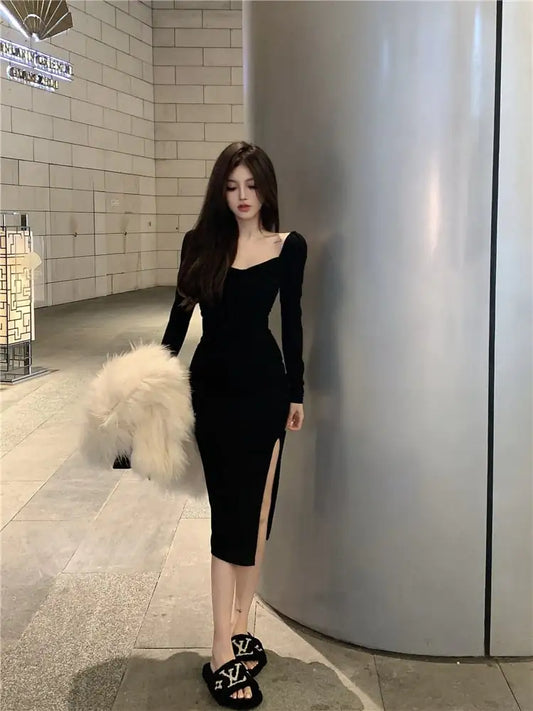 Off Shoulder Hanging Neck Dress for Women