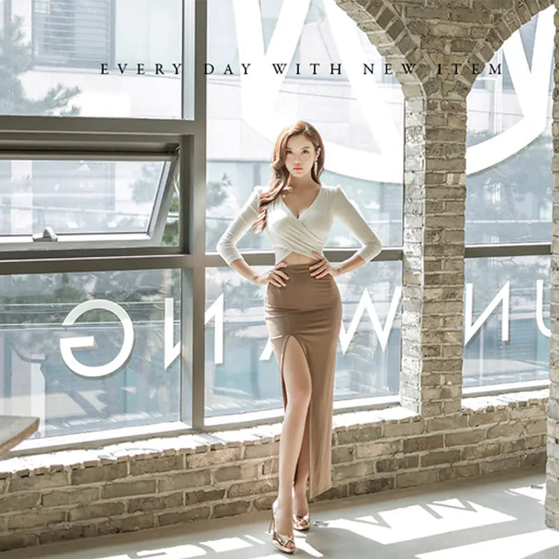 Bodycon Midi Dress with Fitted Silhouette