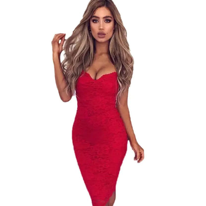 Lace Slip Dress for Spring/Summer Women's Fashion